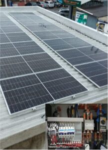 Instalação de energia Solar Comercial - Segmento Posto de Gasolina - Paty dos Alferes